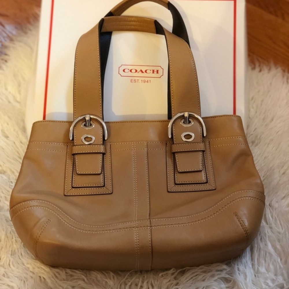 Coach Tan Leather Soho Shoulder Bag